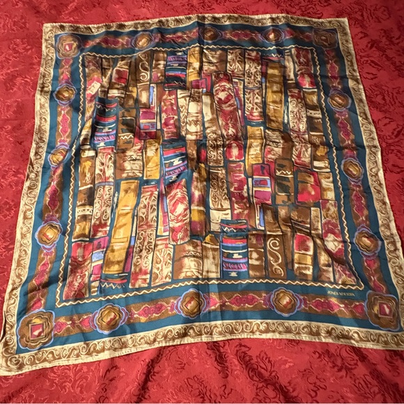 Colorful Silk Scarf - Picture 1 of 2